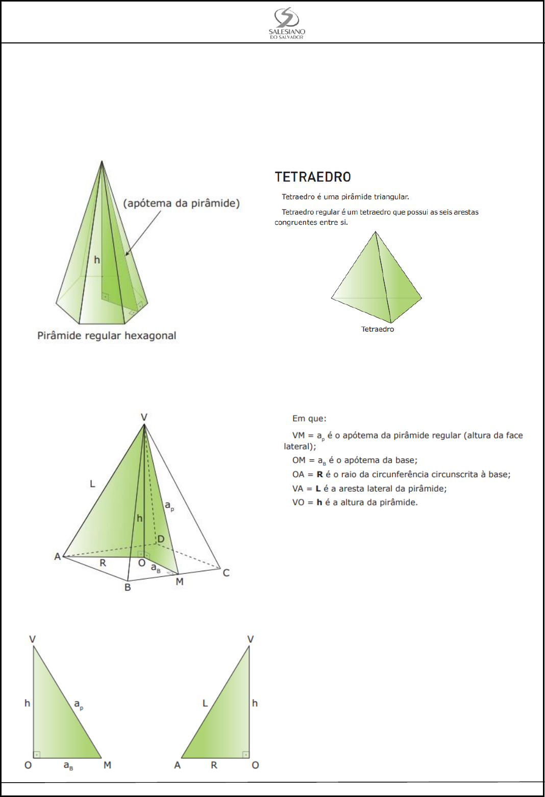 Solved Observe Abaixo O Desenho De Um Triângulo Em Que H Representa A