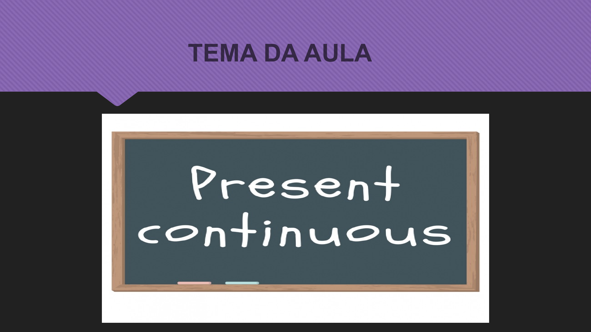 Atividade de inglês: Present Continuous Tense - 7º ano - Acessaber