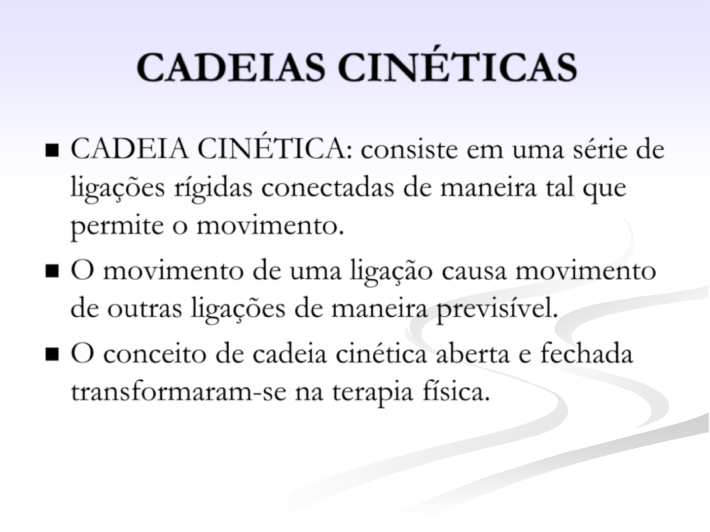 O que são exercícios de cadeia cinética aberta e fechada?