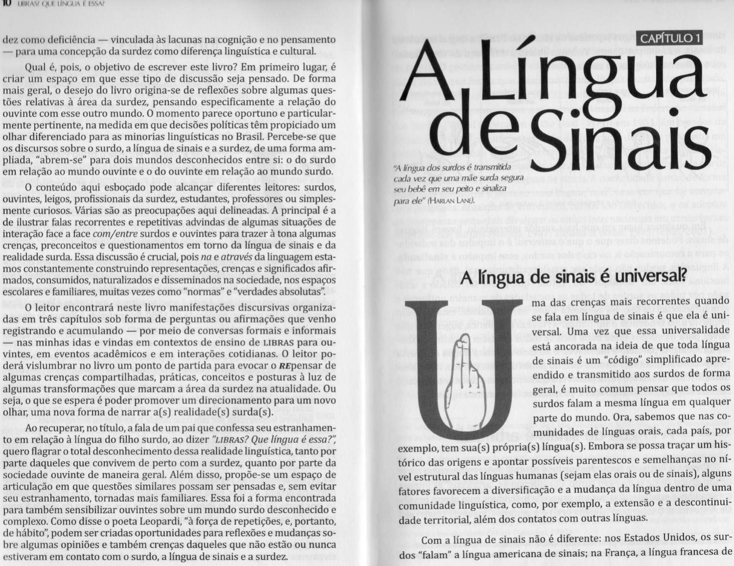Grátis: Texto 1 - Língua de Sinais- - Material Claro e Objetivo em PDF para  Estudo Rápido, image size:1500x1158