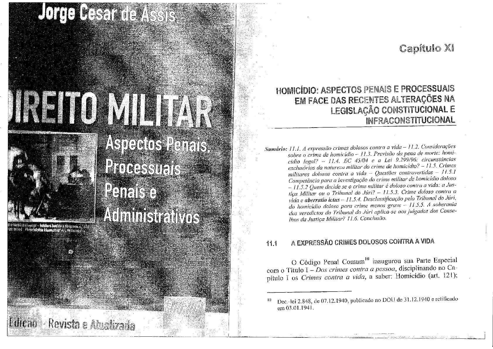 Direito Militar Crimes Contra A Vida Direito Penal Militar