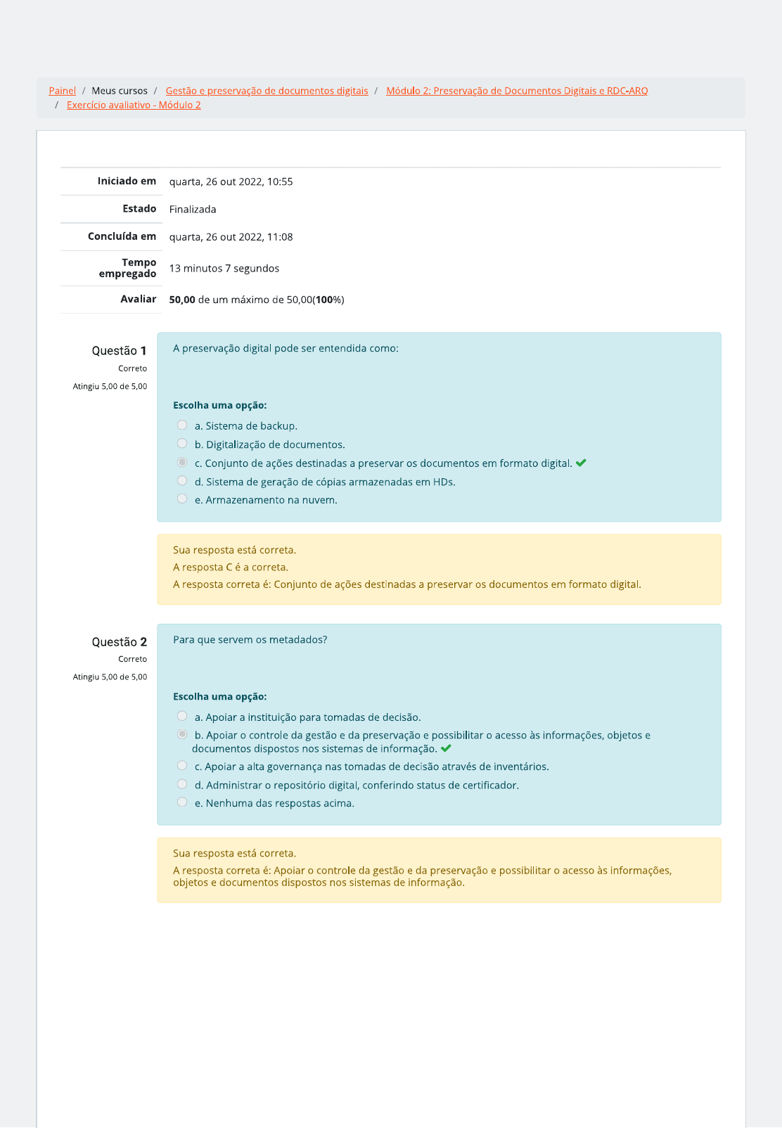 Modulo 2 - Preservacao Digital e RDC-ARQ - Arquivologia