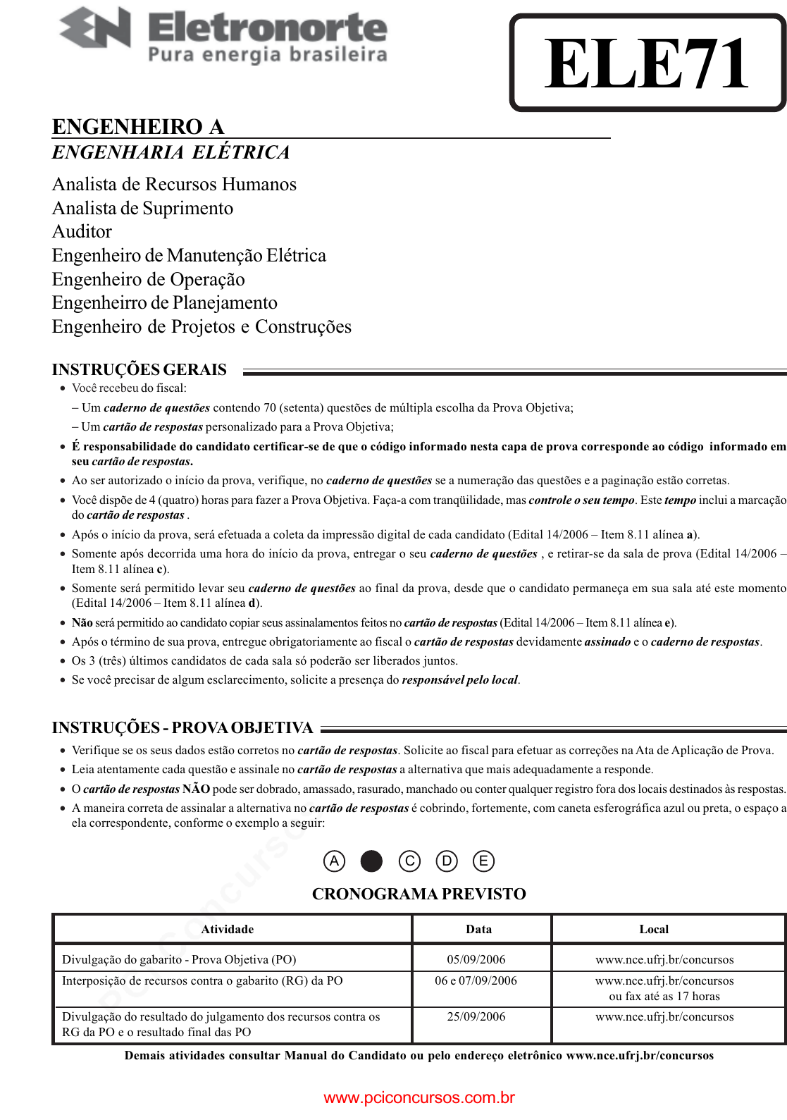 Manual Candidato, PDF, Engenharia Elétrica