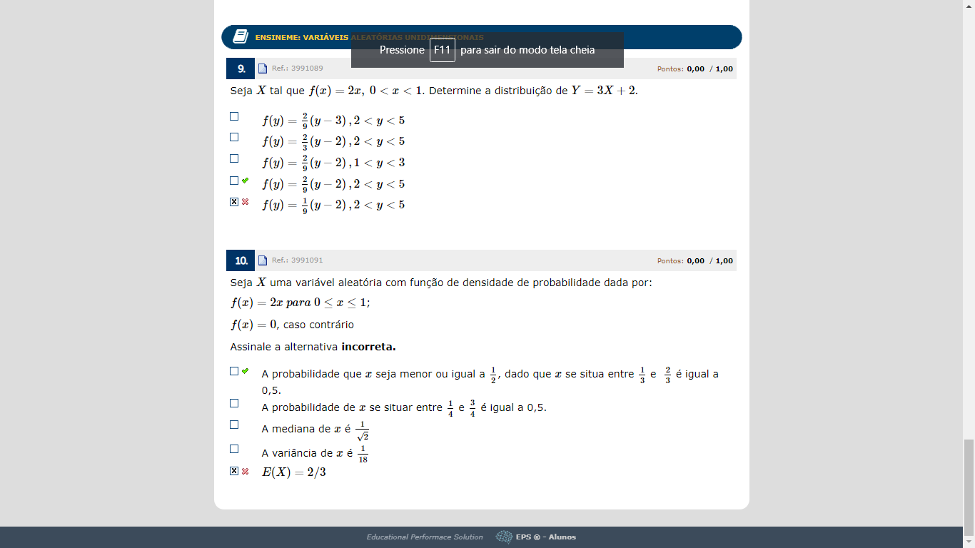 Seja X Tal Que F X 2 X 0