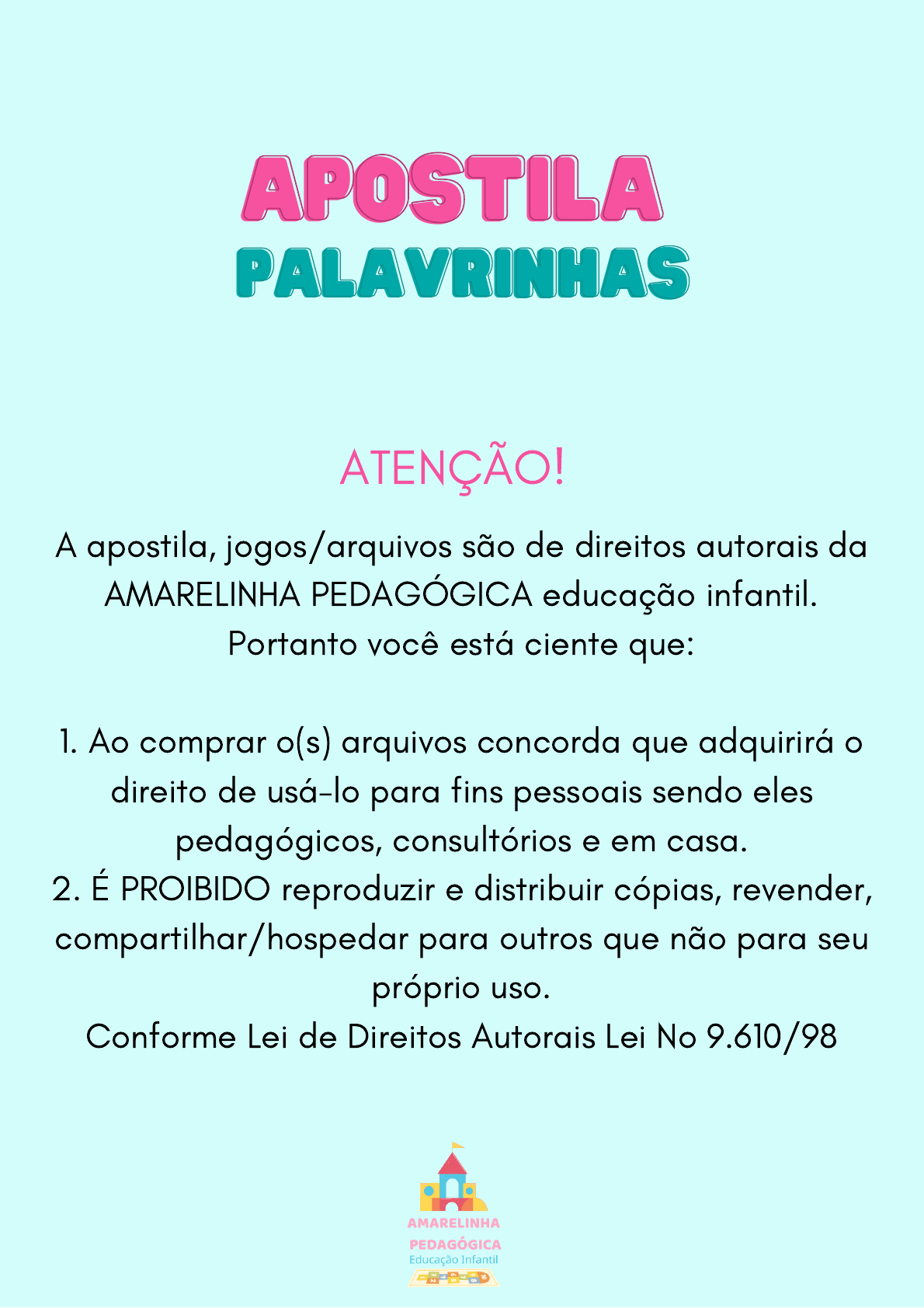 Arquivo com 20 Cards para Pareamento com Bolinhas Coloridas