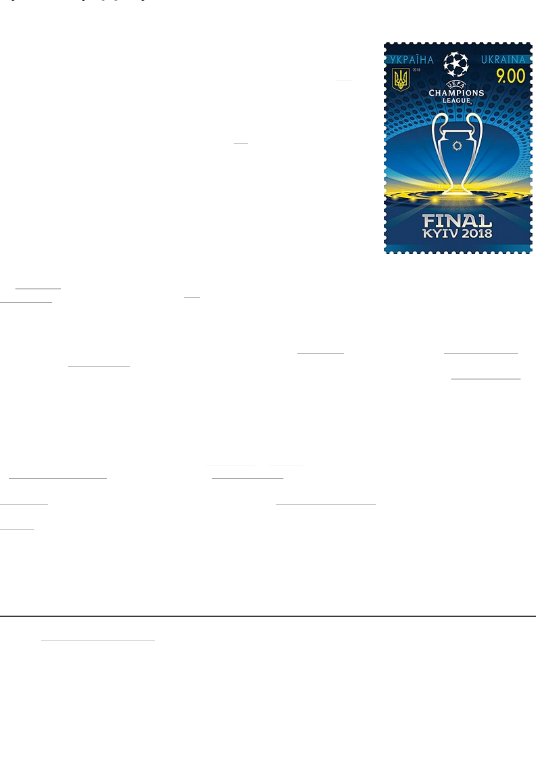 Lista dos vencedores das competições de clubes da UEFA – Wikipédia, a  enciclopédia livre
