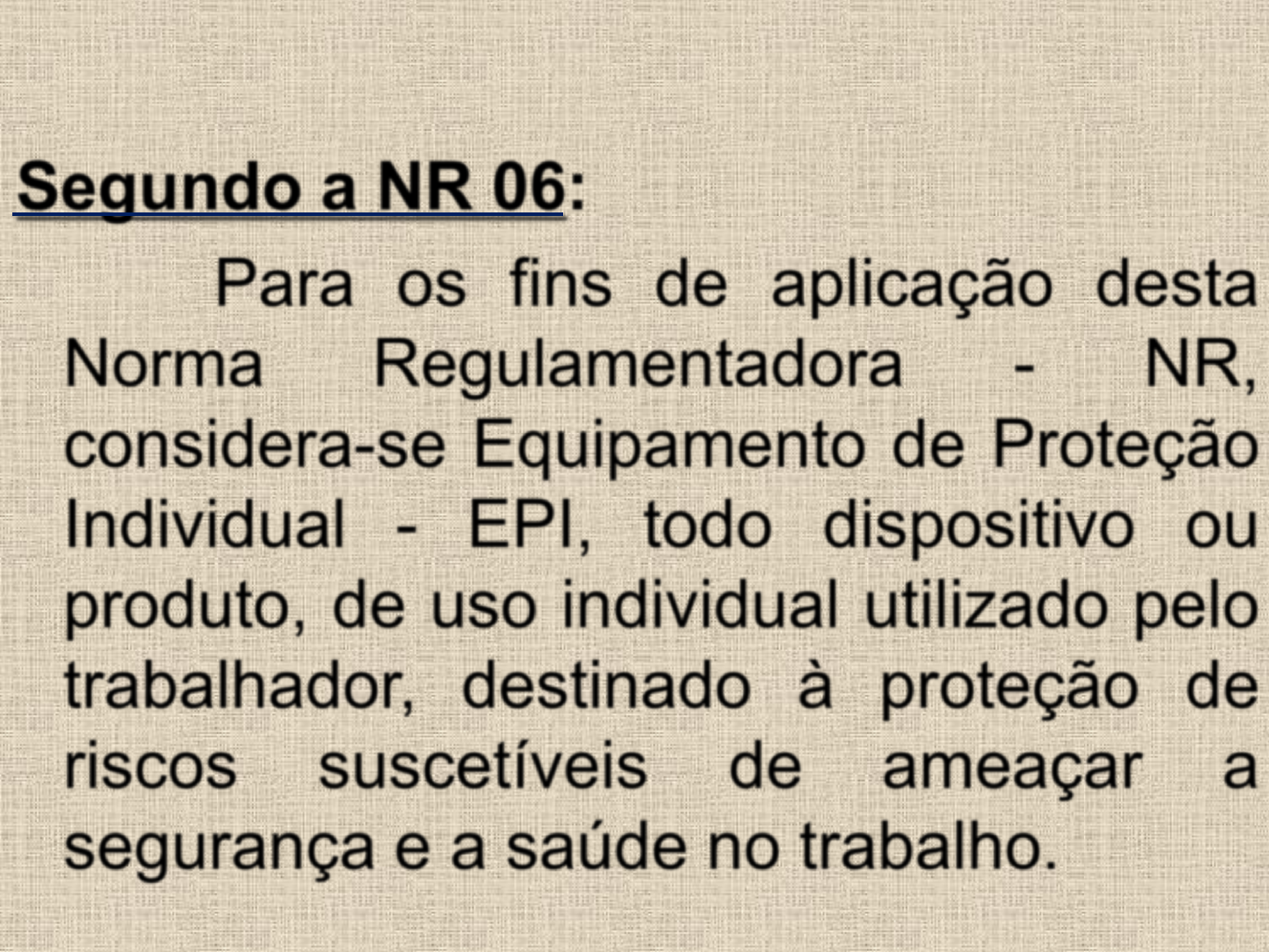 Treinamento Nr 6 Saúde E Segurança No Trabalho 6928