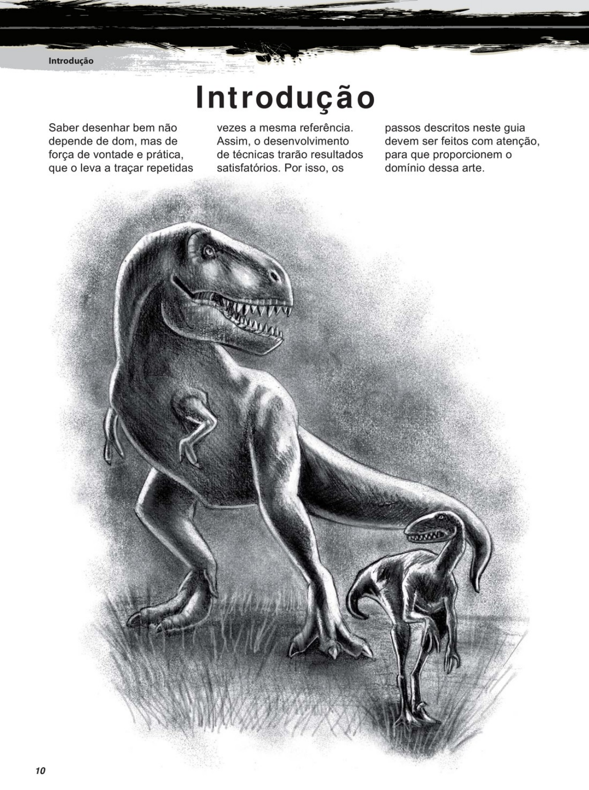 Guia Curso Básico de Desenho Dinossauros - umlivro