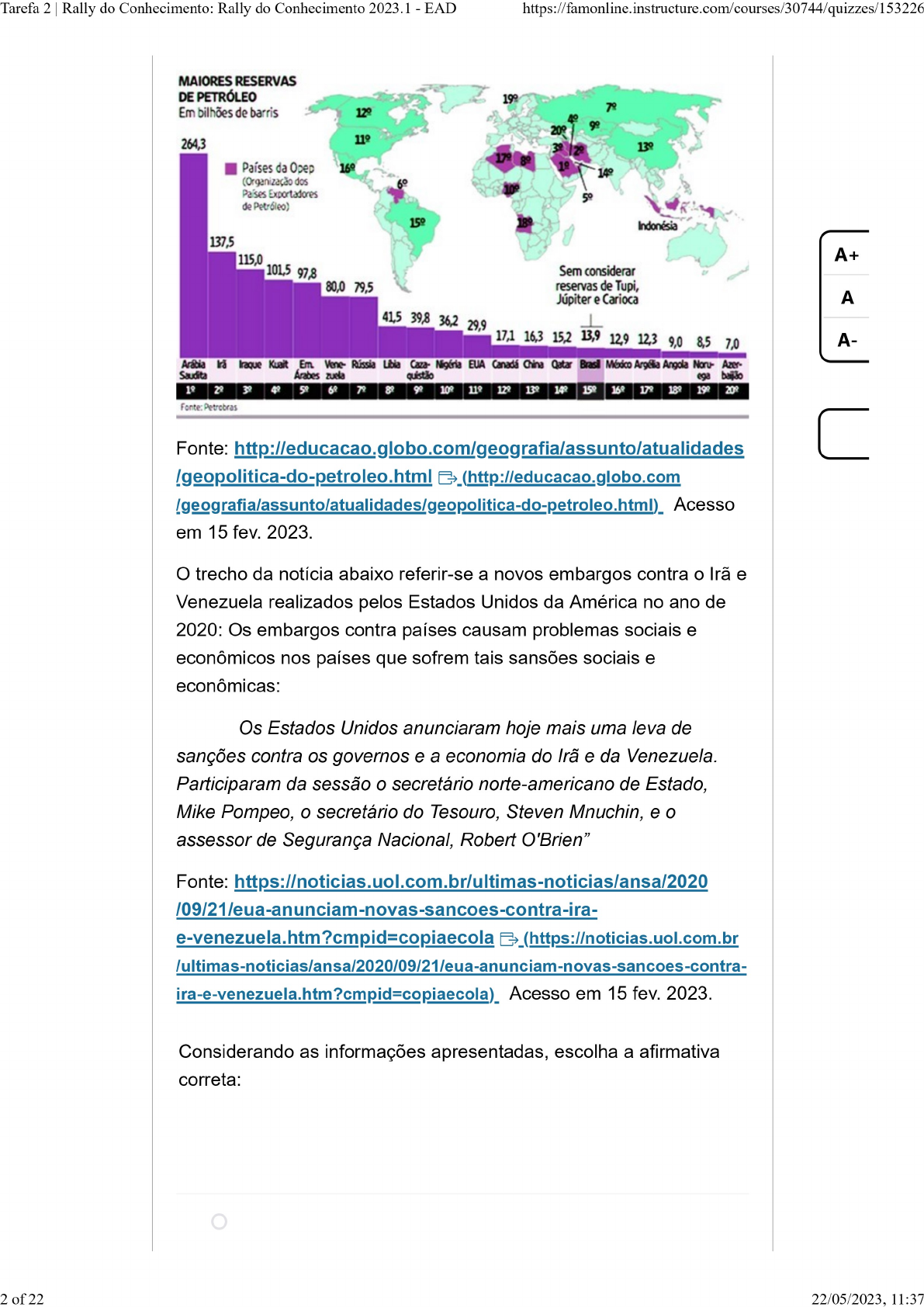 QUIZ VIRTUAL 39  Perguntas de Conhecimentos Gerais Nível Fácil com  respostas. 