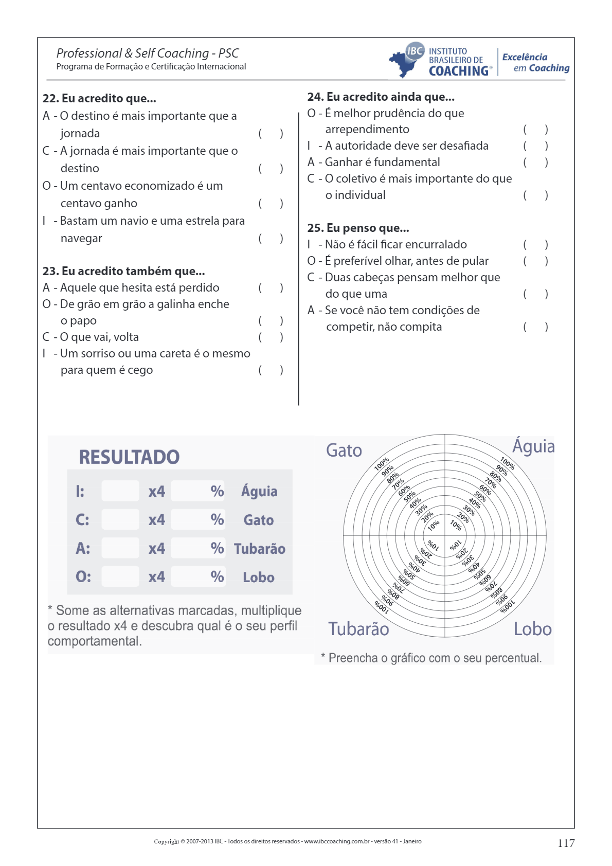 Avalia O De Perfil Comportamental Pdf Download Gr Tis Psicologia