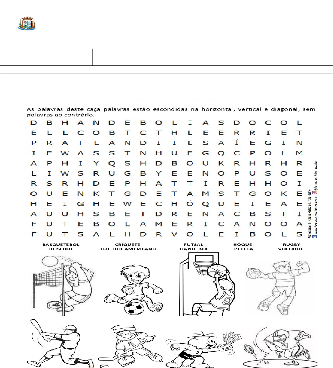 Atividades de Educação Física - Anos Finais