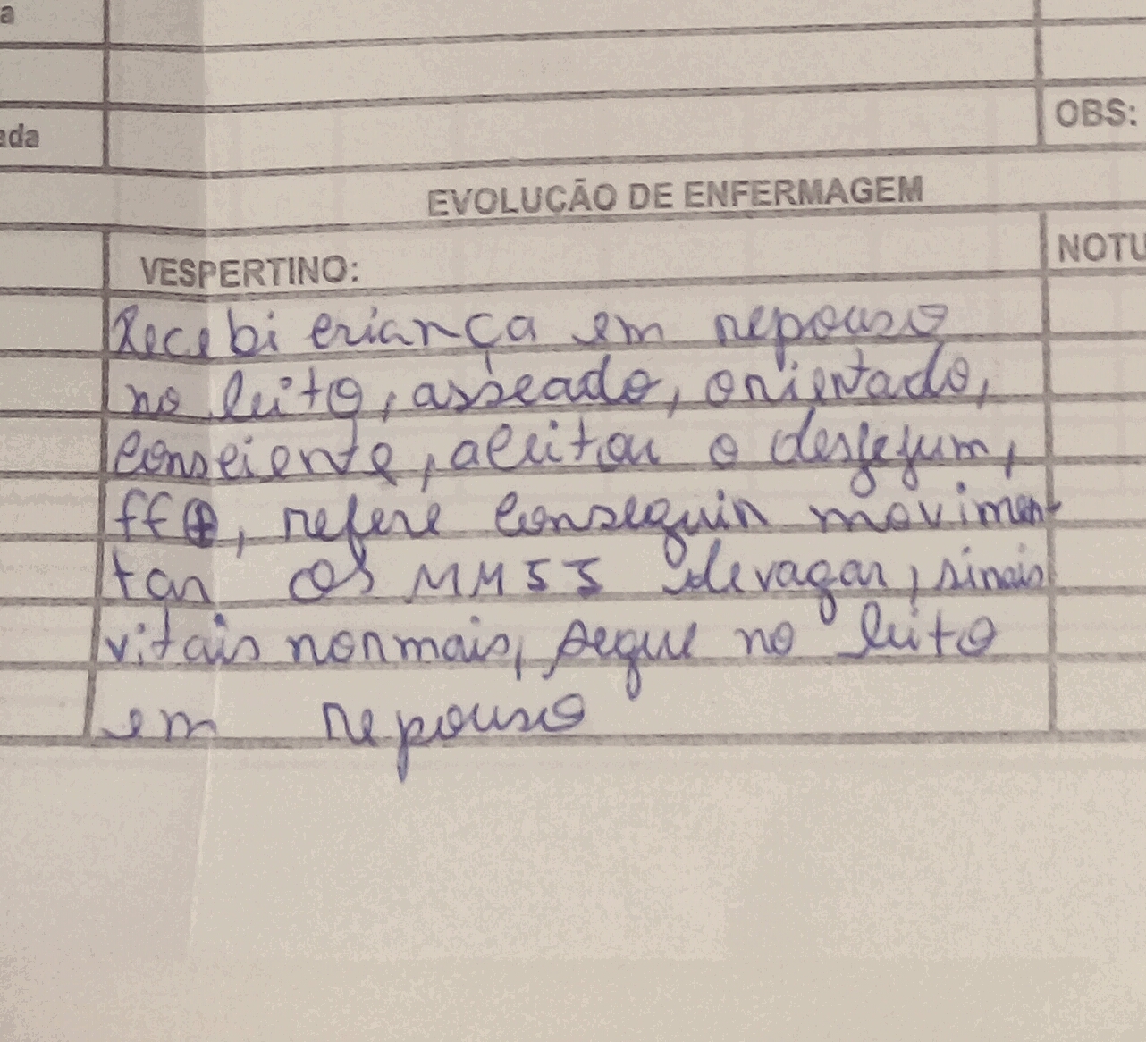 Exemplo De Evolução De Enfermagem Paciente Com Pneumonia