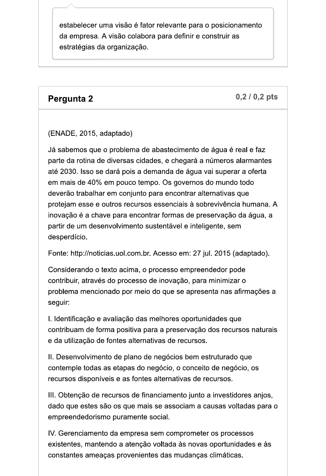 Atividade Empreendedorismo Empreendedorismo