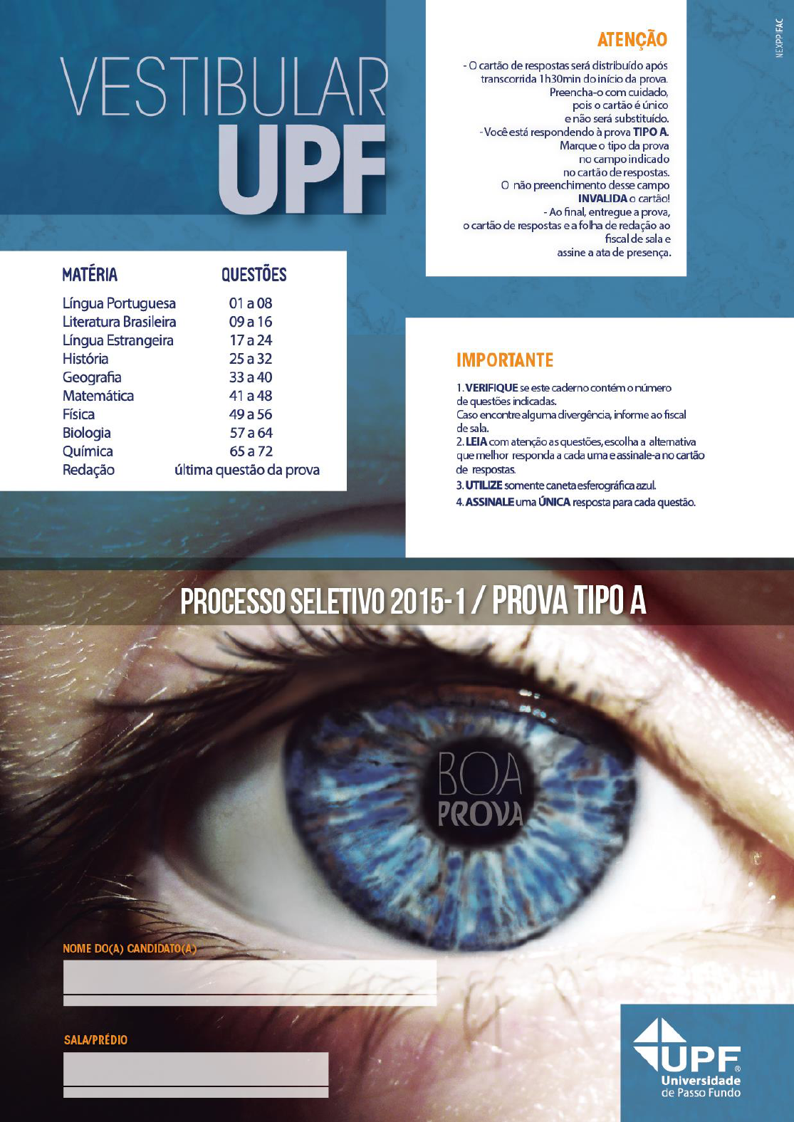 Prova Upf Geral 3