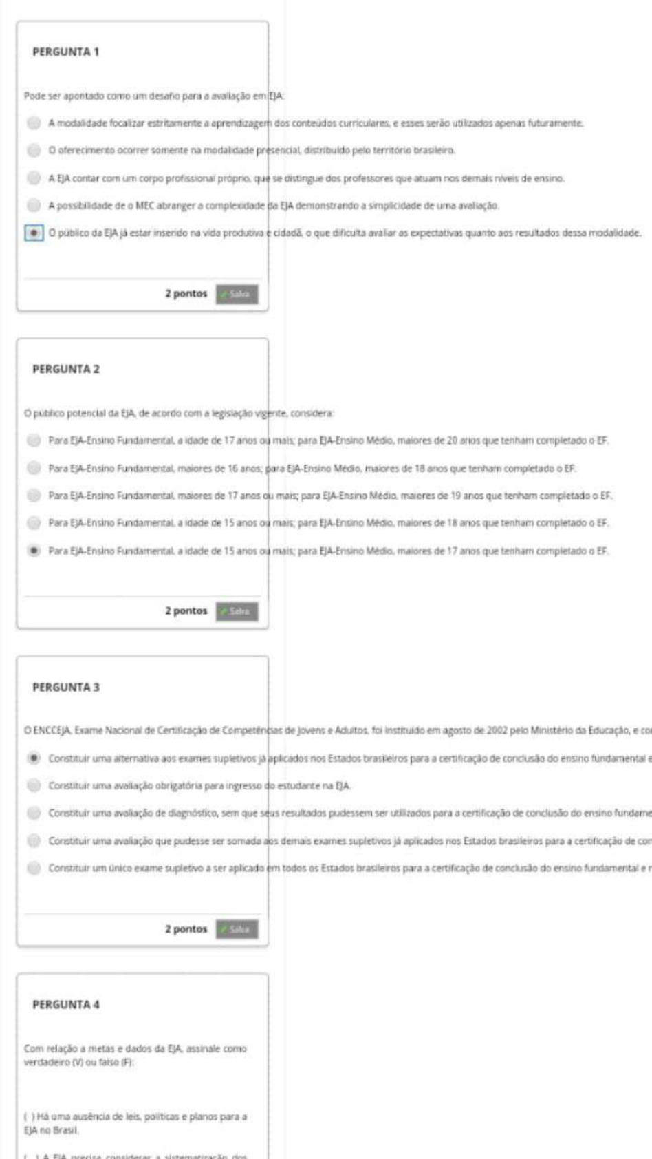 Atividade Para Avaliação Semana 3 Eja Univesp 2021 Educação De