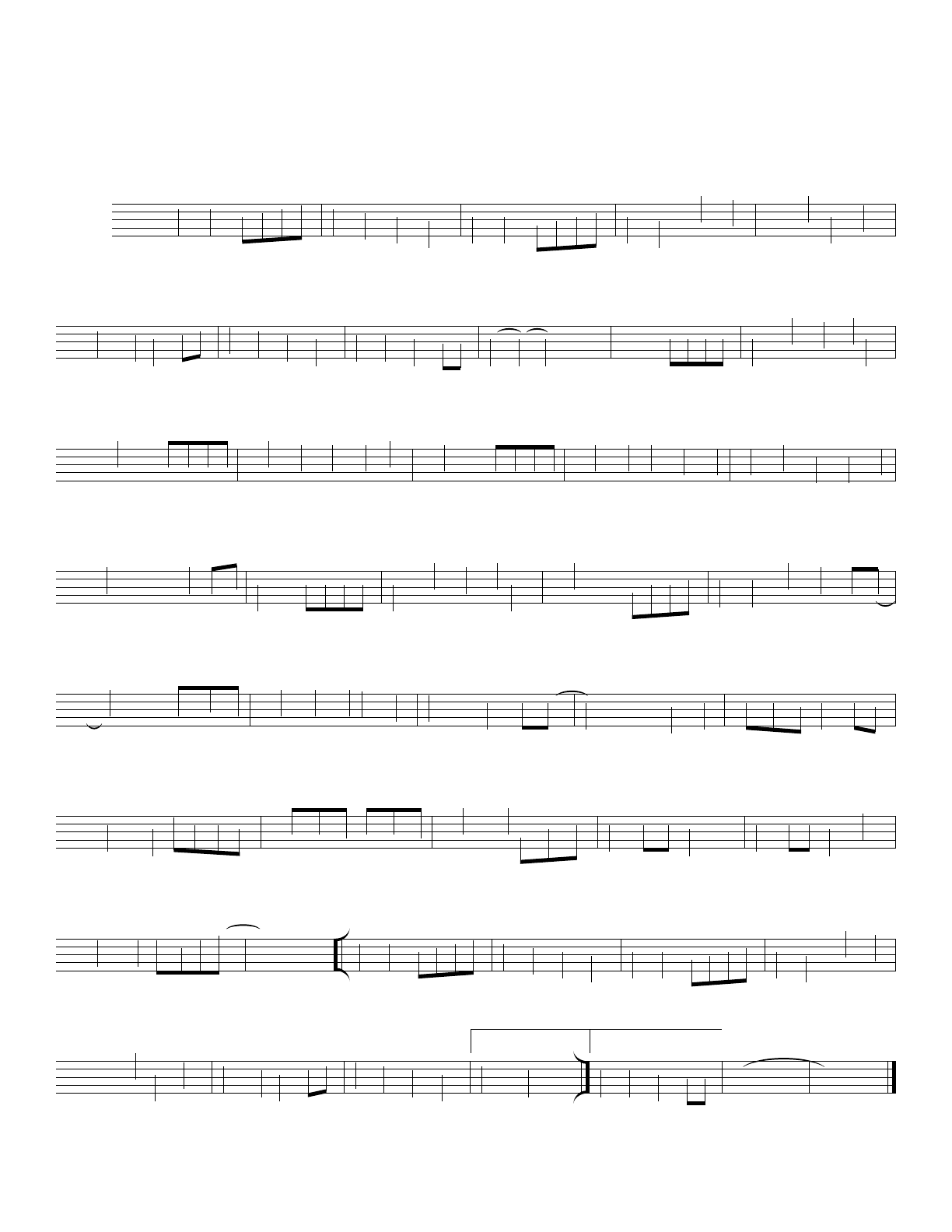 Sorriso Resplandecente - DRAGON BALL GT (PARTITURA)