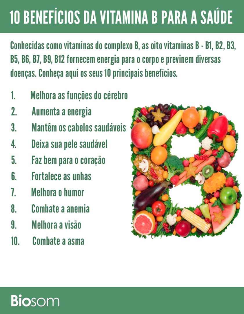 Beneficios Da Vitamina B - Composição Dos Alimentos