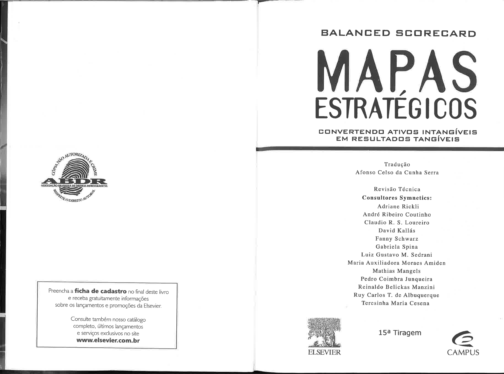UA08 - Livro de Robert Kaplan sobre Mapas Estratégicos - Planejamento e ...