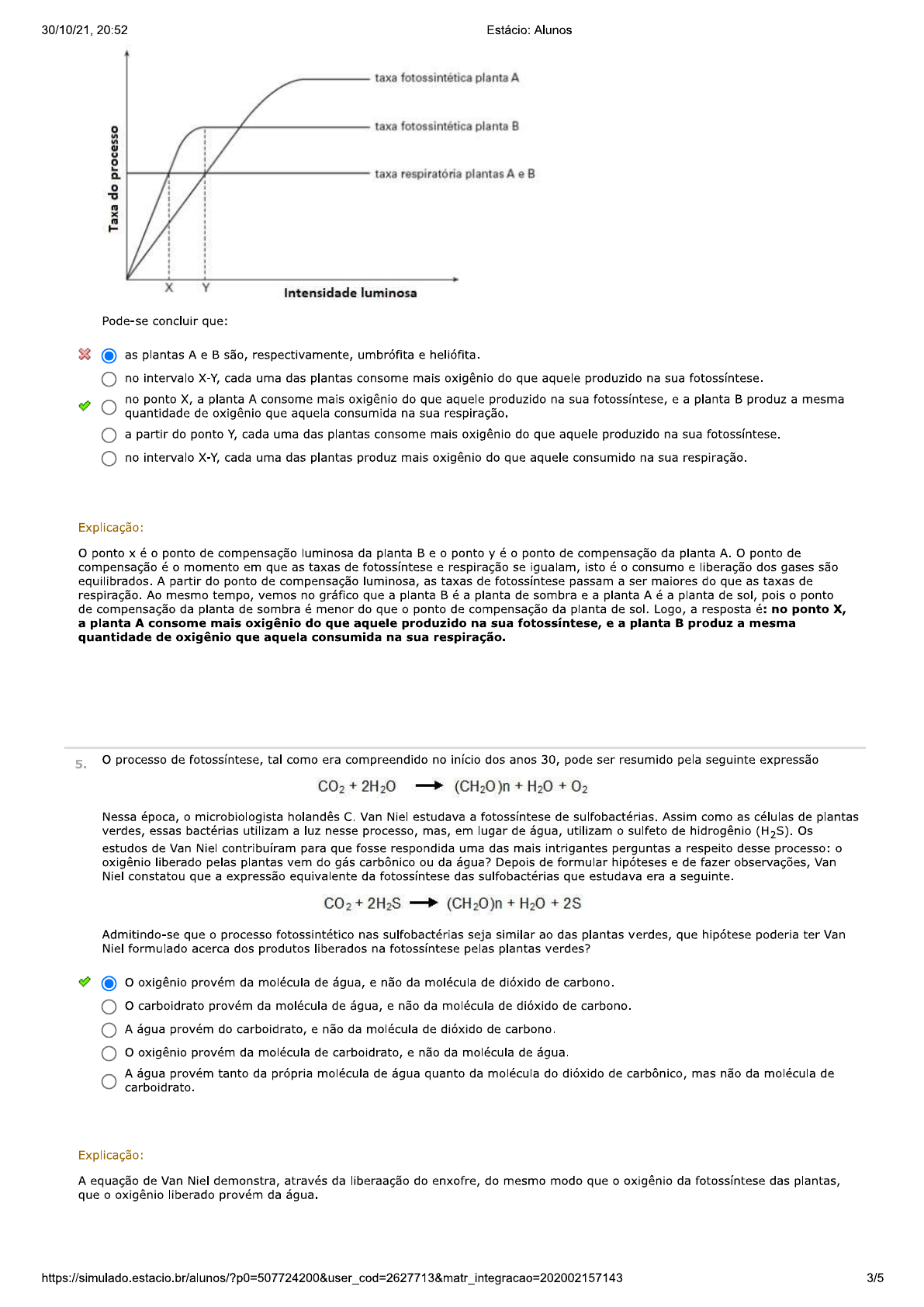 Teste De Conhecimento 8- Fisiologia Vegetal - Anatomia E Fisiologia Vegetal