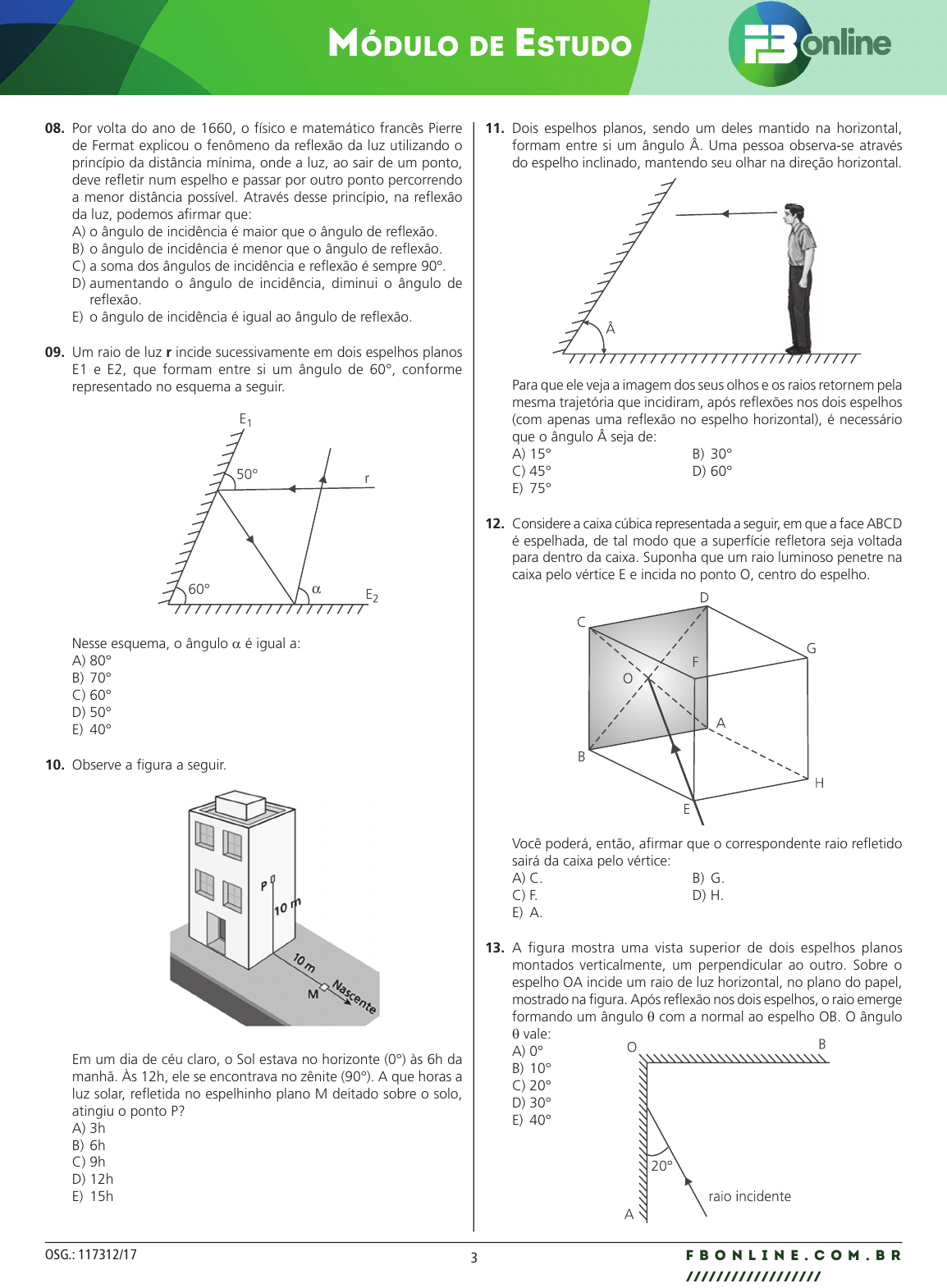 Espelhos Planos na Física - Física - Ensino Médio