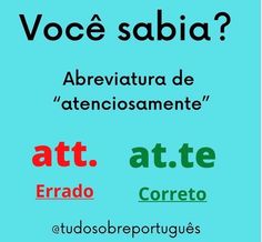 abreviação de atenciosamente português