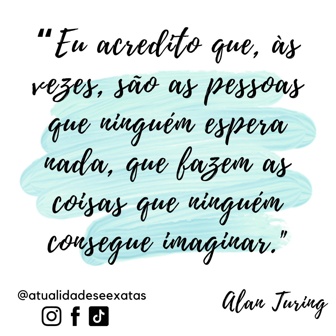 FRASE ALAN TURING - frase