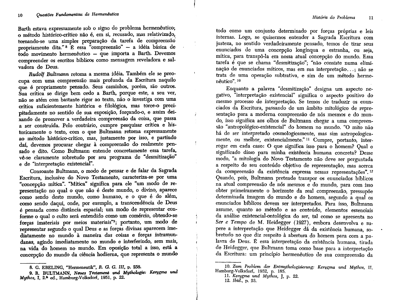Emerich Coreth Questões Fundamentais de Hermenêutica (1973