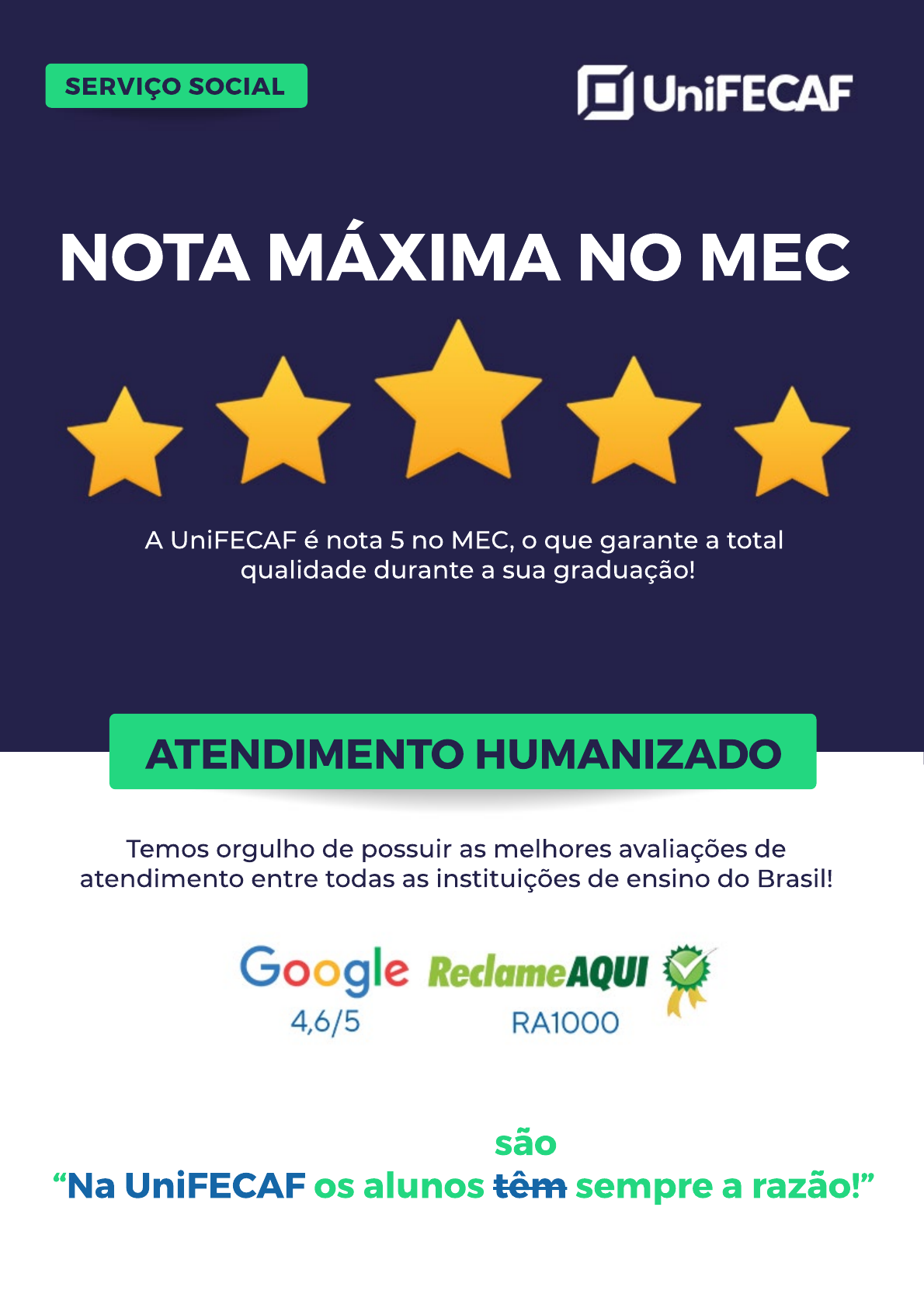 UniFECAF - Reclame Aqui