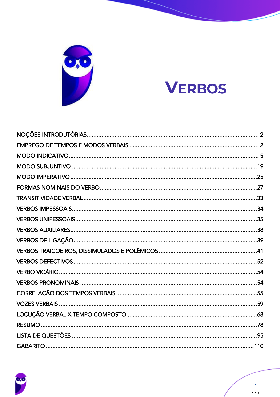 verbos abundantes e defectivos - palavras sobre palavras