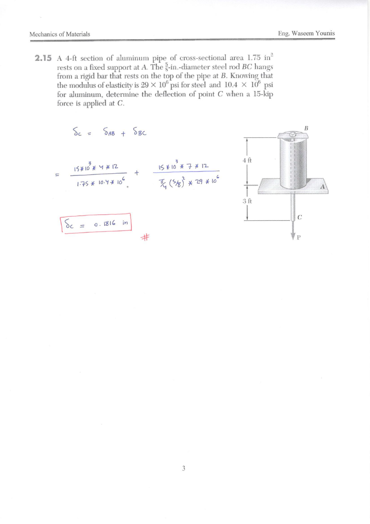 Statics and Mechanics of Materials - Solution - Chapter 2 - Resistência ...