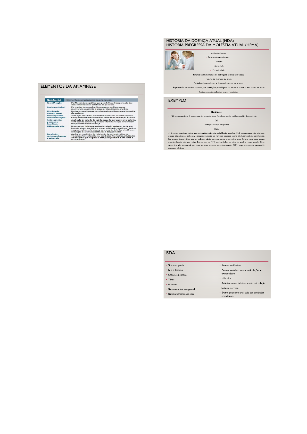 Semiologia - Anamnese - Anotação de aula bastante completa - Anamnese  Anamnese: significa trazer de - Studocu