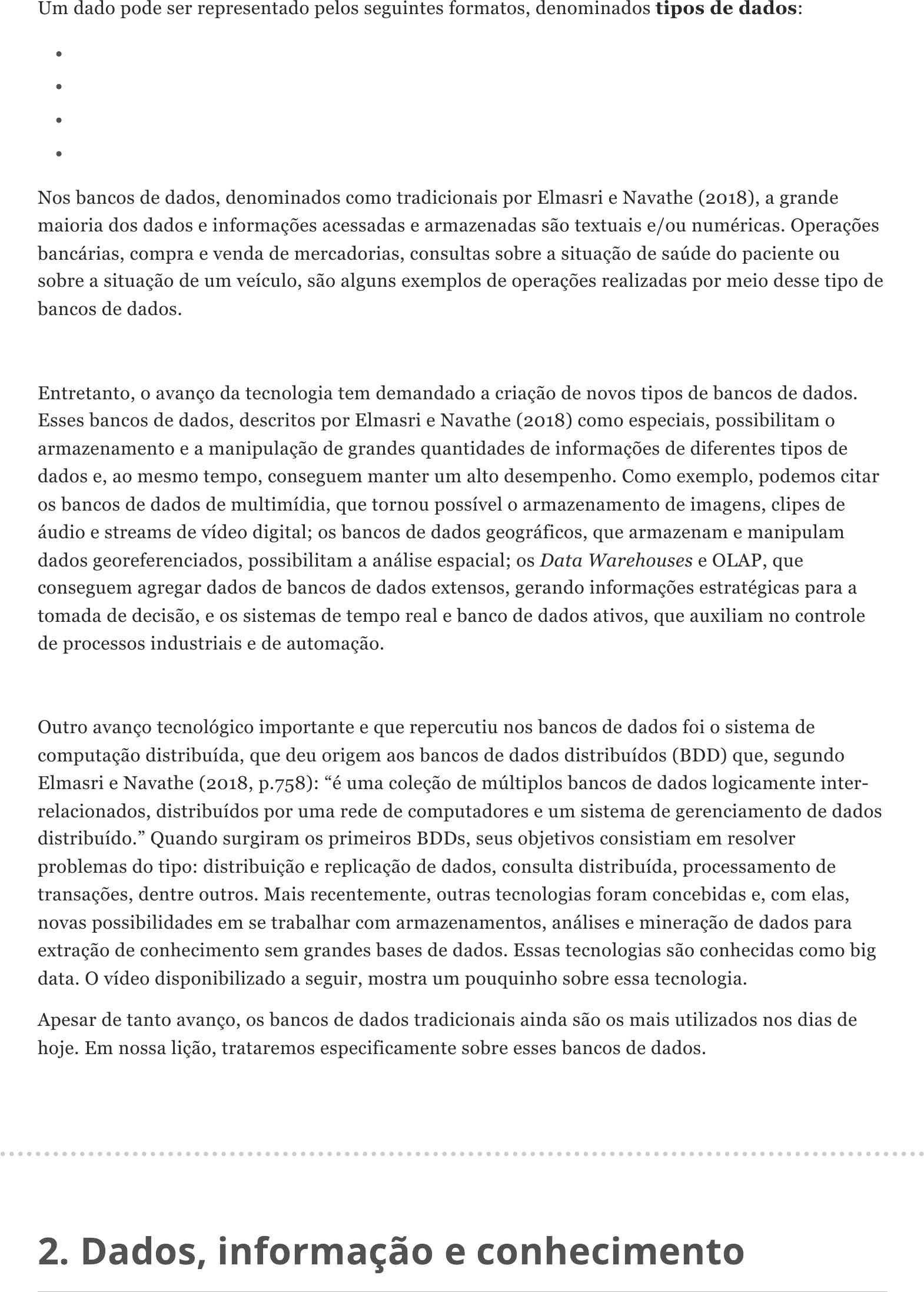 Dicionário de Bancos de Dados e Big Data - Bóson Treinamentos em Ciência e  Tecnologia