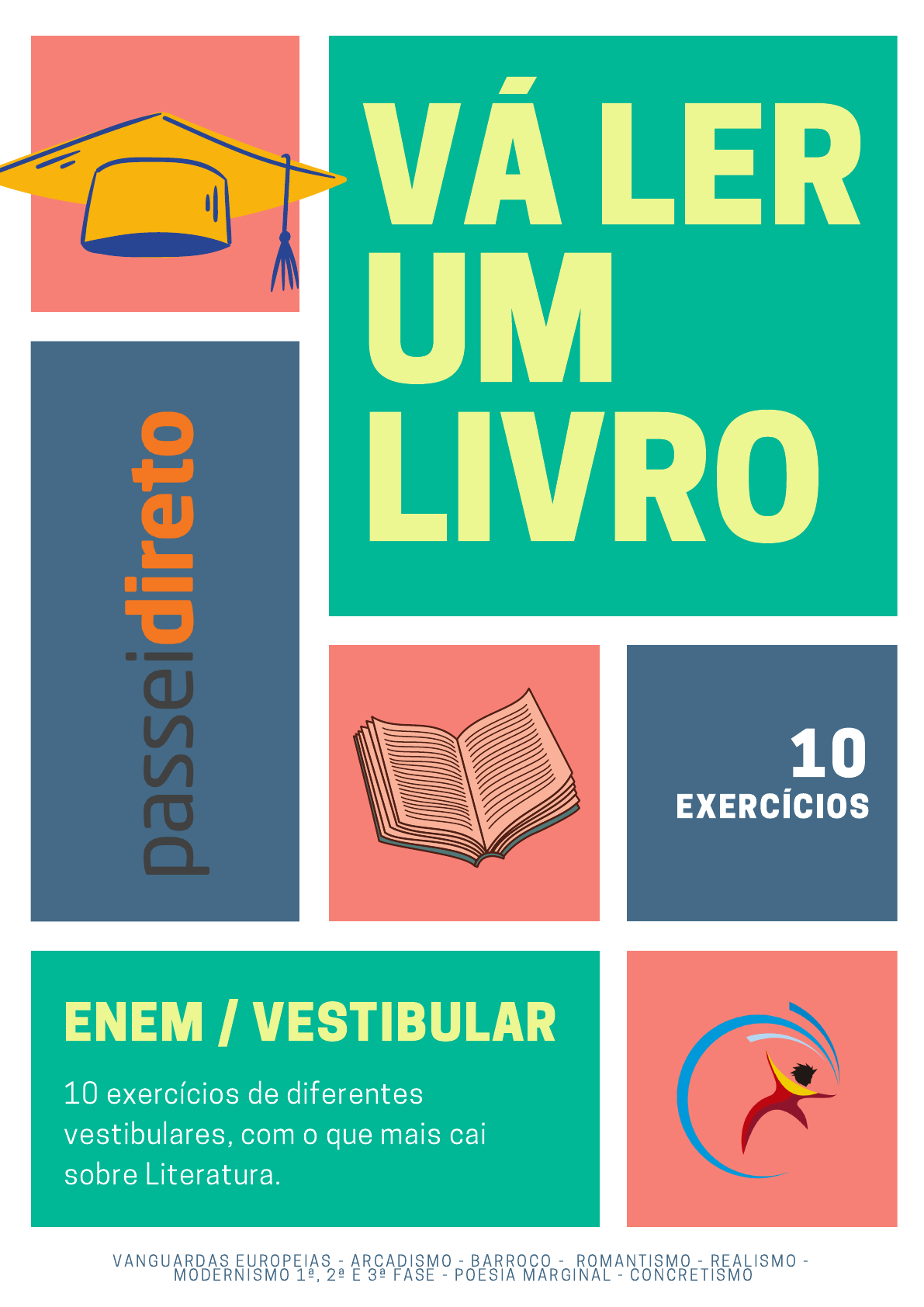 Exercícios sobre Modernismo 2 fase poesia - Baixar pdf de