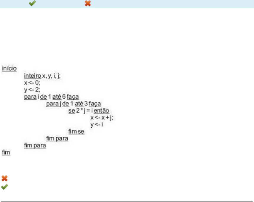 Código BubbleSort com Visualg 