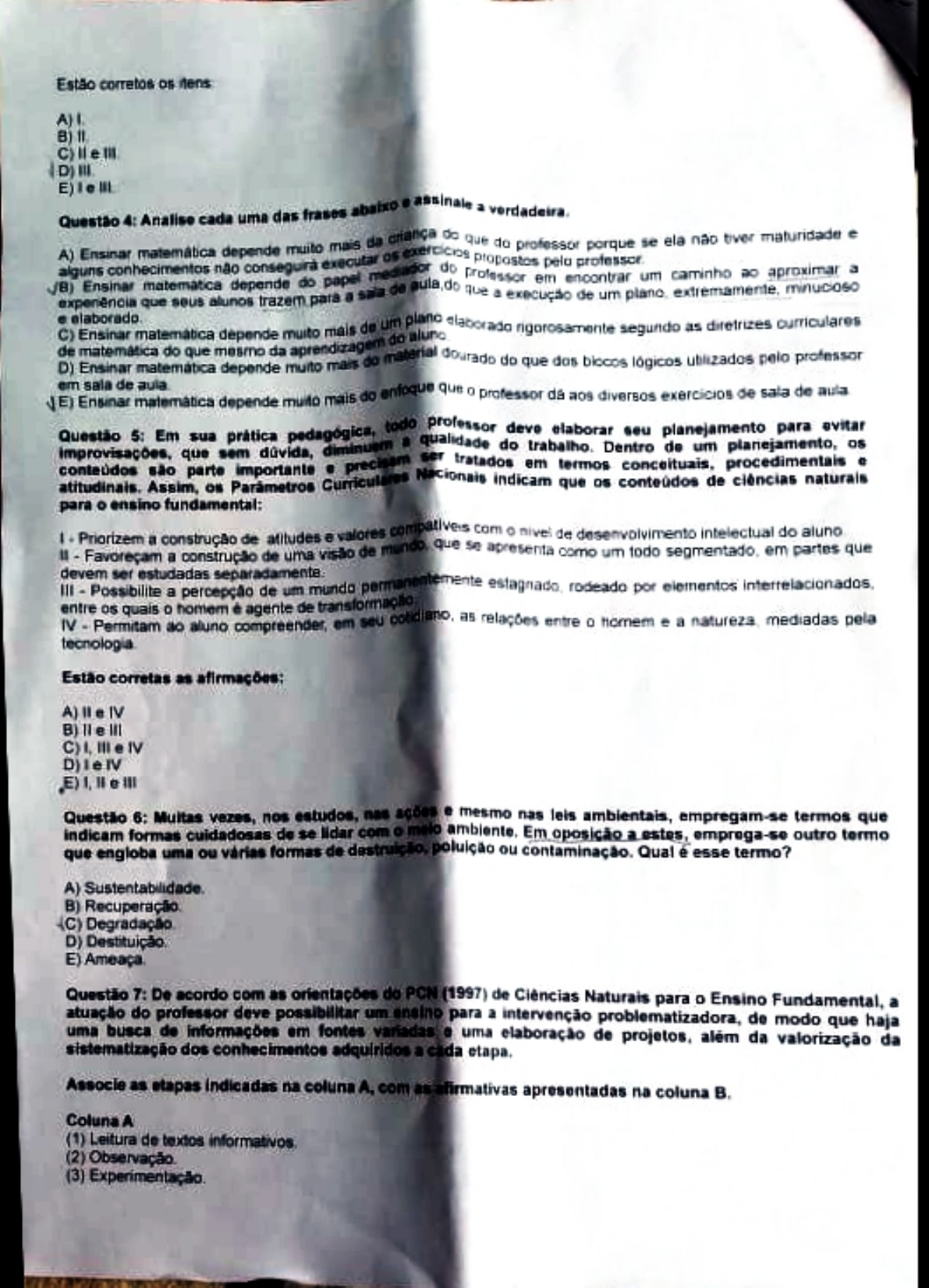 Metodologia E Pr Tica Do Ensino Da Matem Tica E Ci Ncias 6 - Matemática