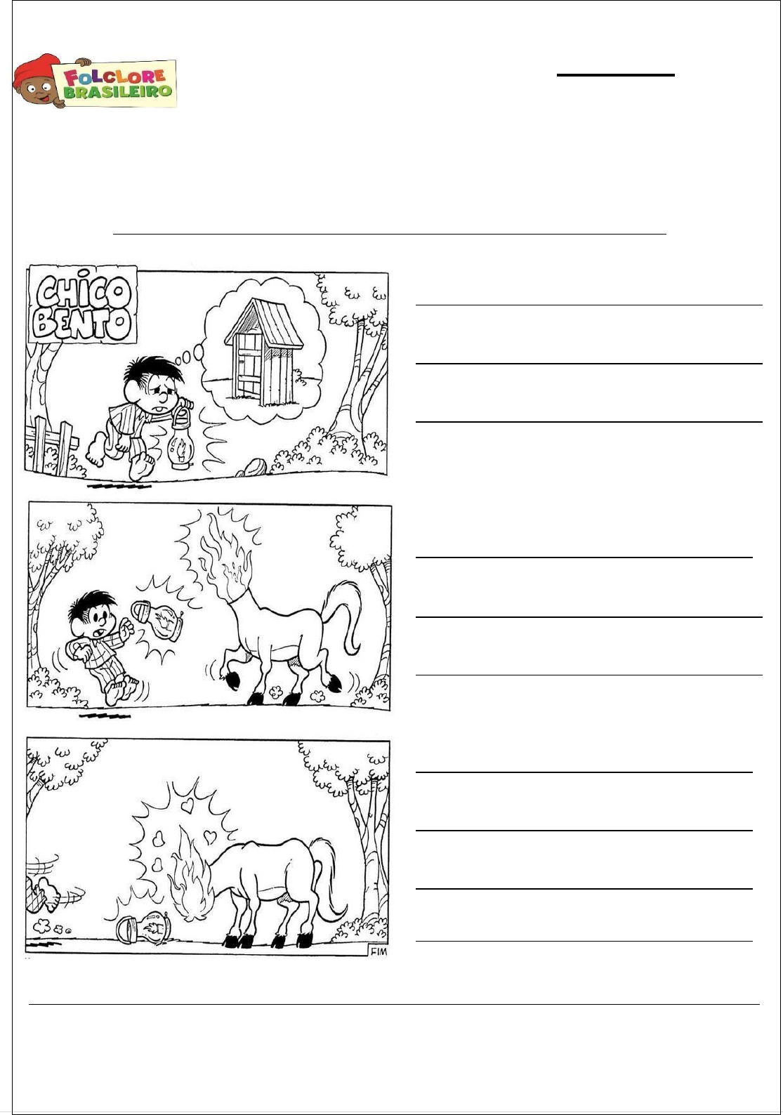 Jogo dos 7 erros- folclore worksheet