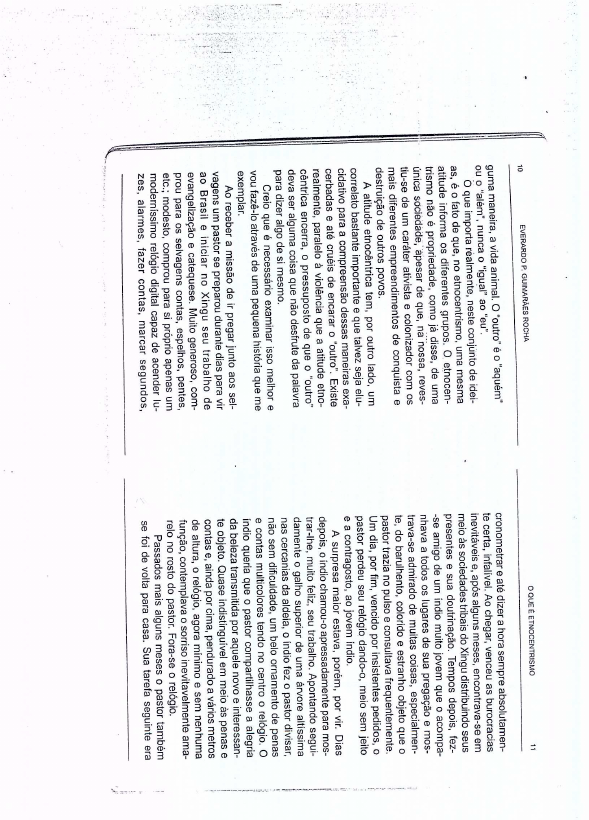 O que é etnocentrismo Everardo P. Guimarães Rocha parte 1 Homem e Sociedade