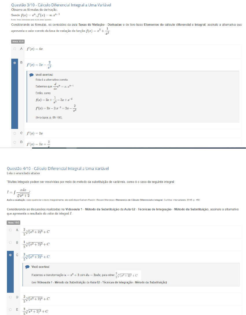 Apol Calculo Diferencial Integral Uma Variavel 2tentativa Cálculo Diferencial E Integral Mat22 2864