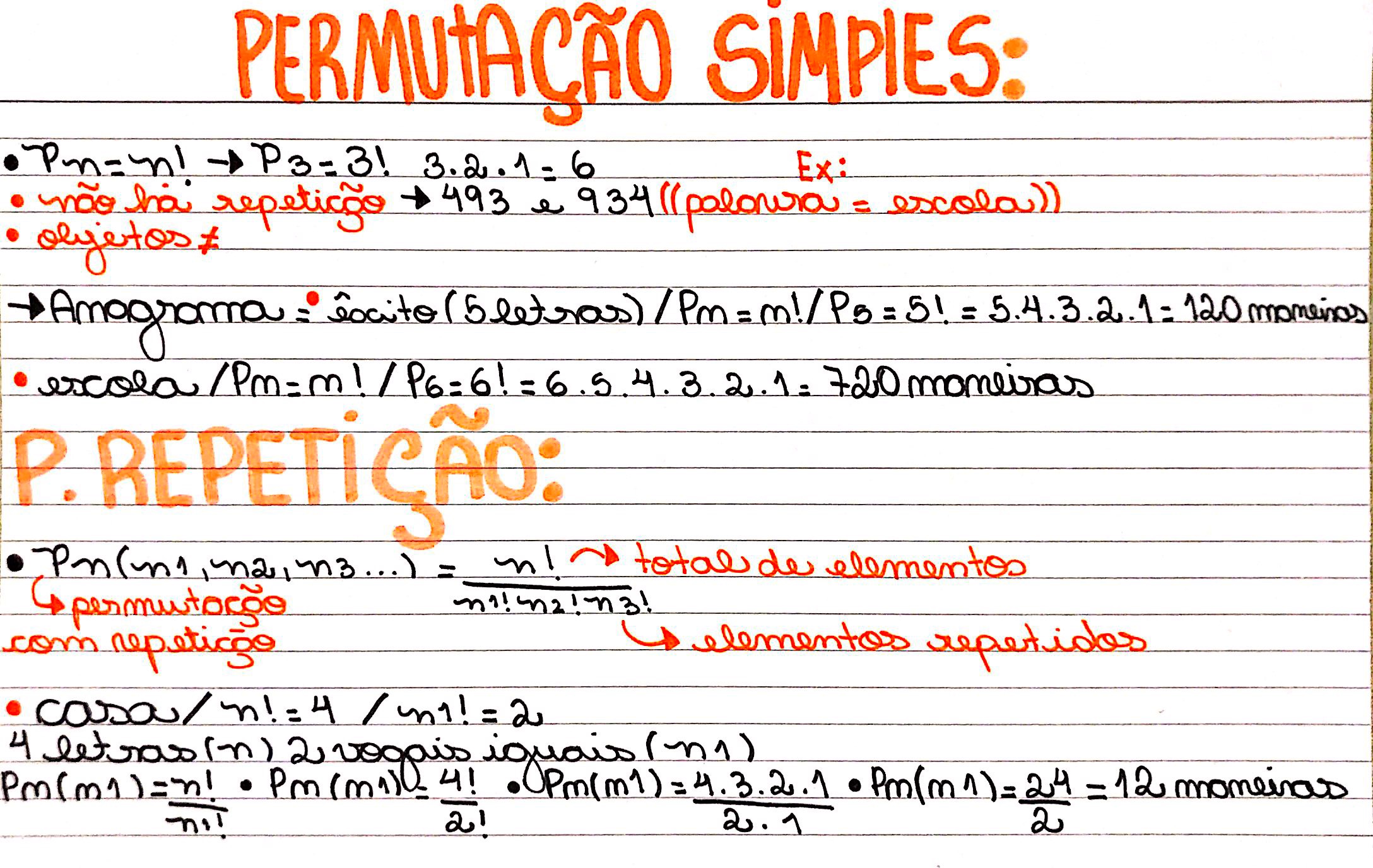 Exemplo De Permutação Simples Que Comece E Termine Com Vogal