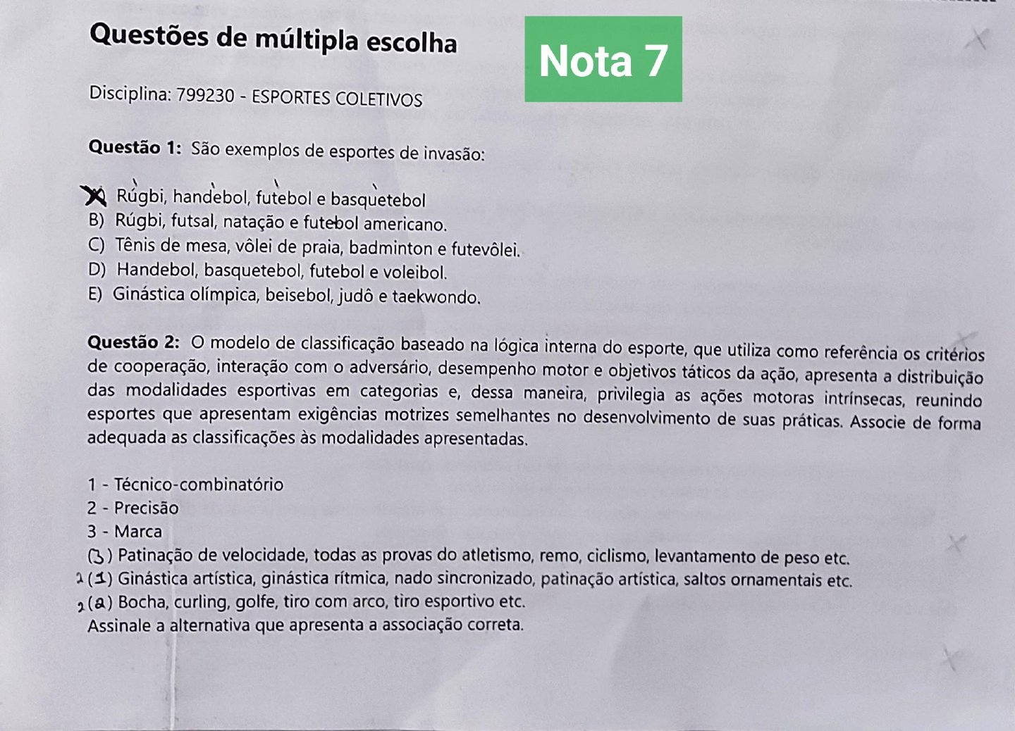 Questionário Sobre Esportes on the App Store