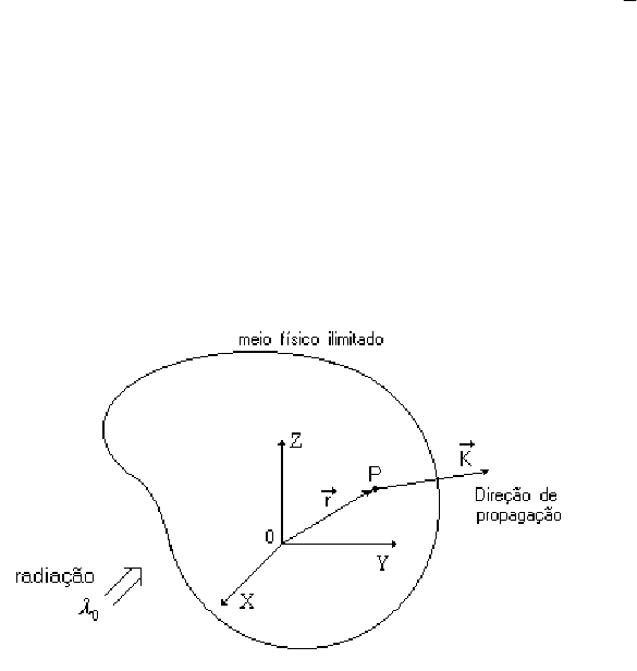 Esquema de campo geométrico para o estudo isotrópico (a) e anisotrópico