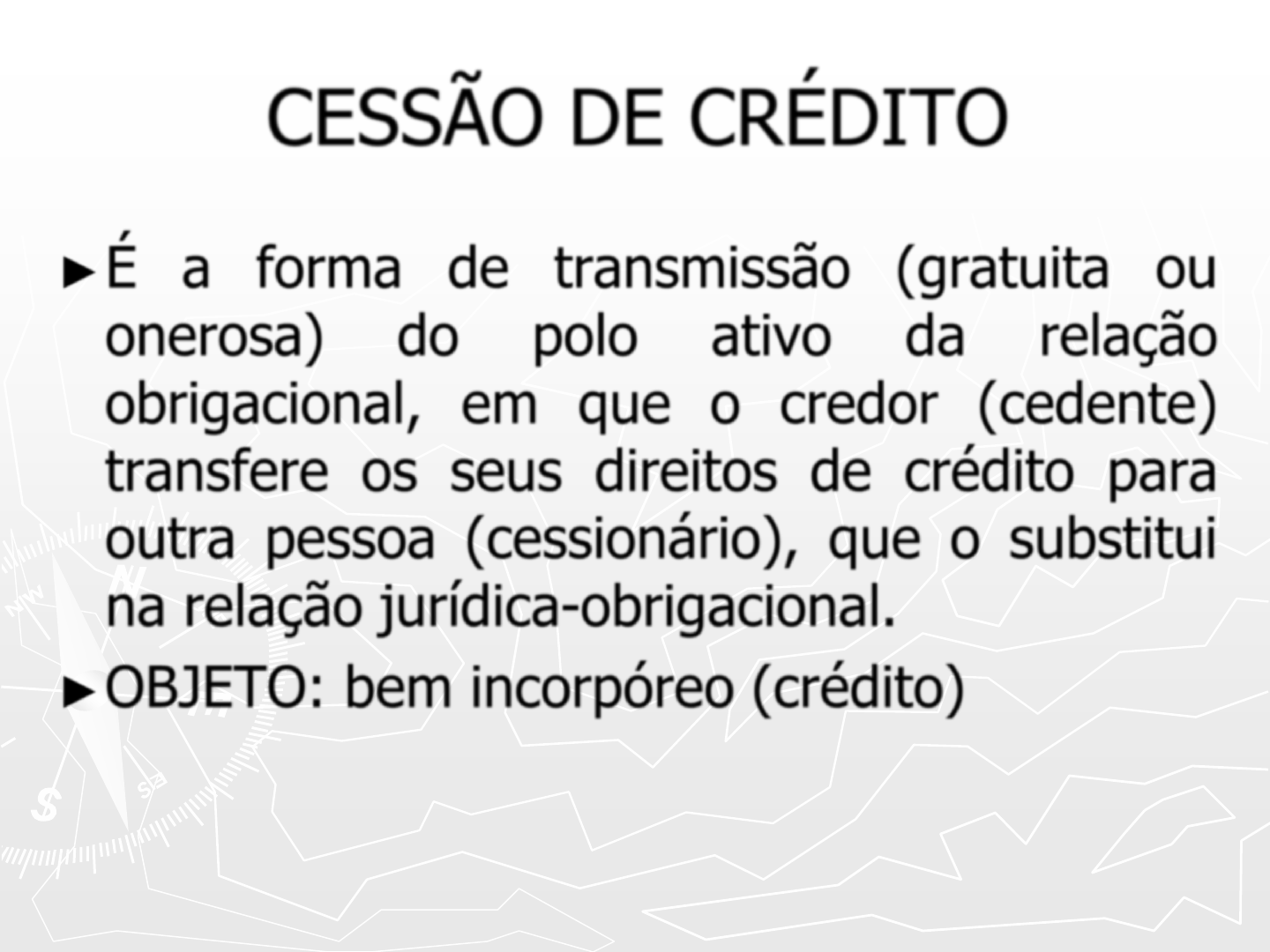 Código Civil Cessão De Crédito - BRAINCP