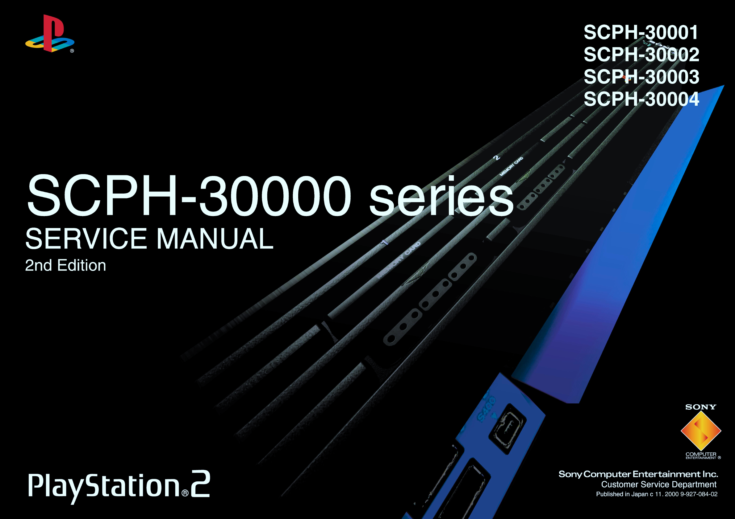 03 sony-ps2-scph-30000 series service manual 2nd - Livros