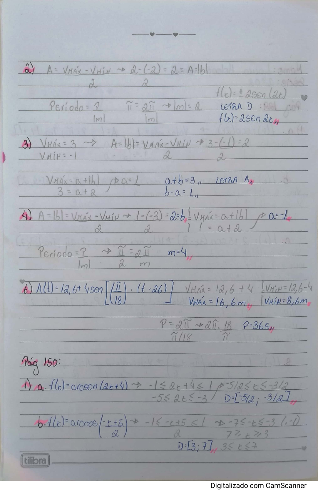 Tarefa - Matemática B - Matemática