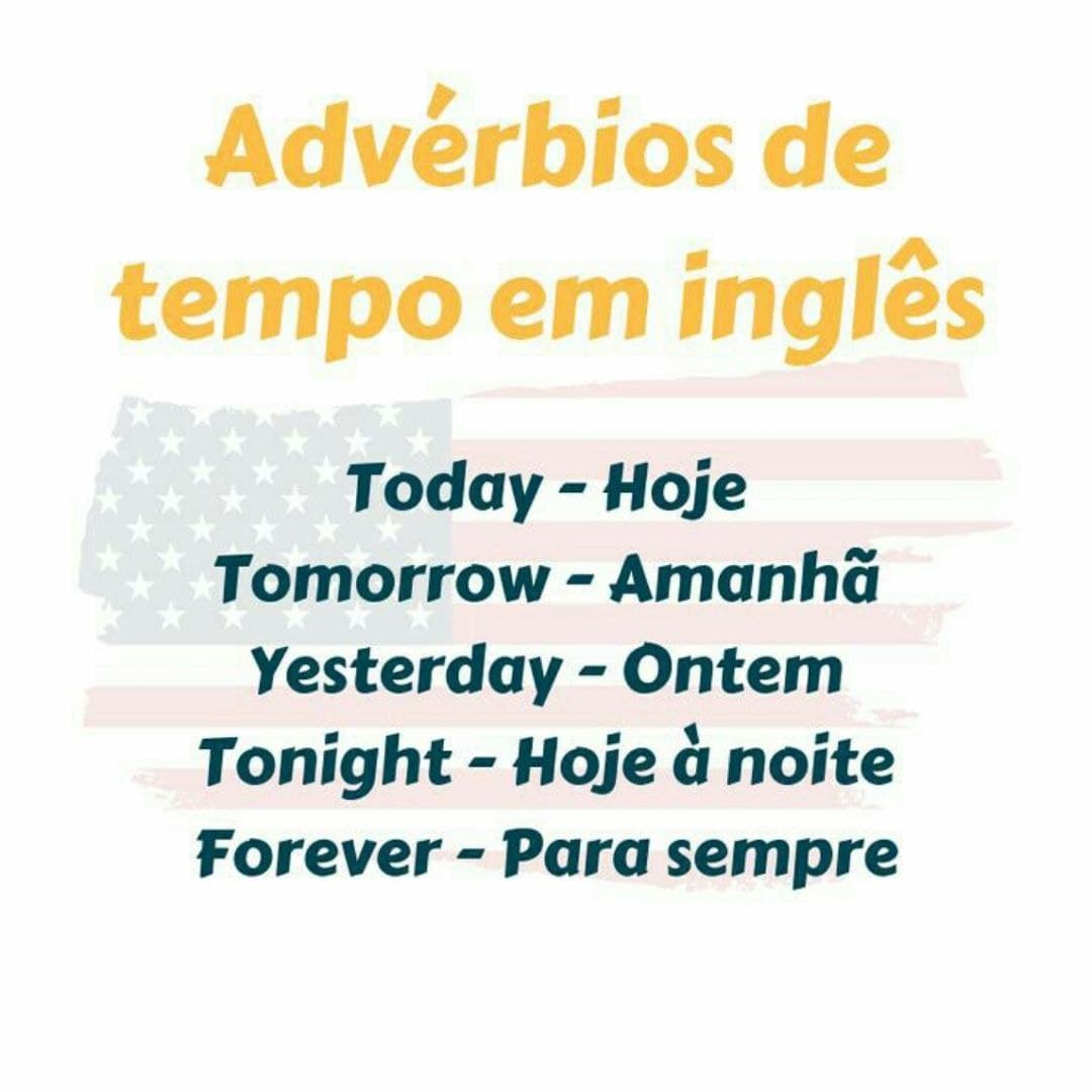 Adverbio De Tempo Em Ingles - BRAINCP