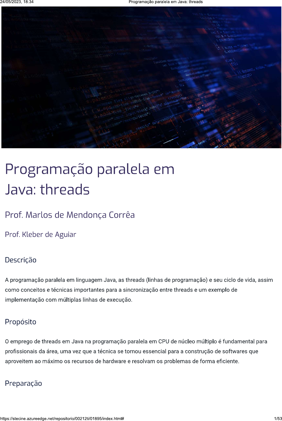 Principais conceitos técnicas e modelos de programação paralela