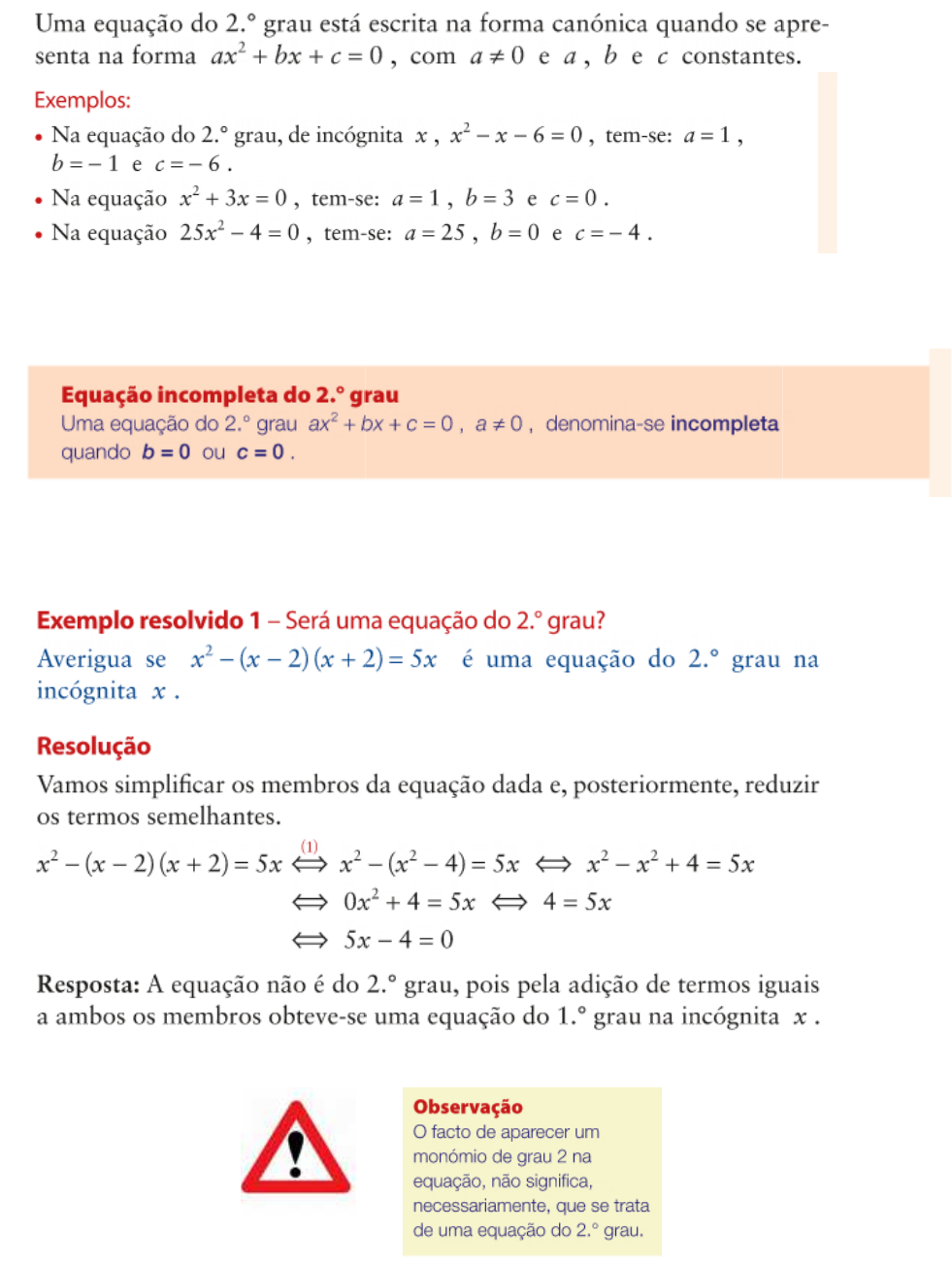 simplificando equação de 2 grau 