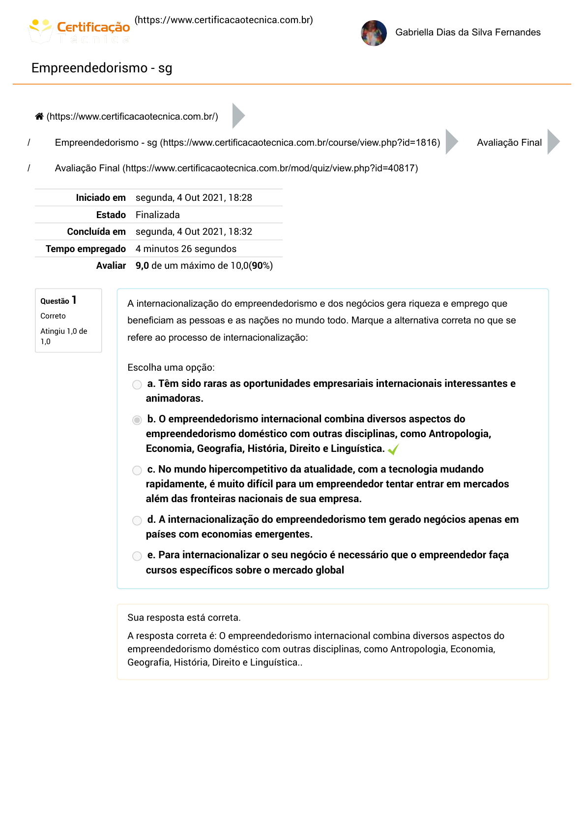 Quiz avaliativo de História - 3,0 pontos