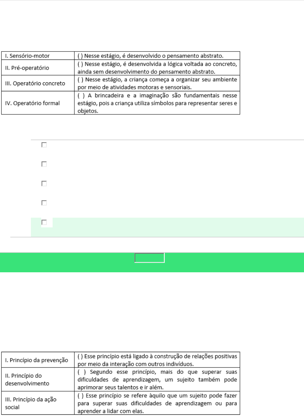 SOLUTION: Psicologia da educa o quest es sobre piaget e vygotsky 1 -  Studypool