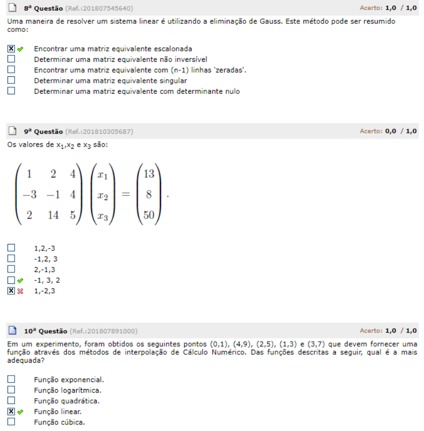 Calculo Numerico Av1 E Av2 Cálculo Numérico